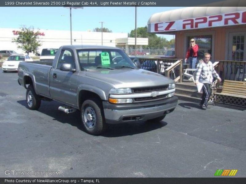 Light Pewter Metallic / Graphite 1999 Chevrolet Silverado 2500 LS Regular Cab 4x4
