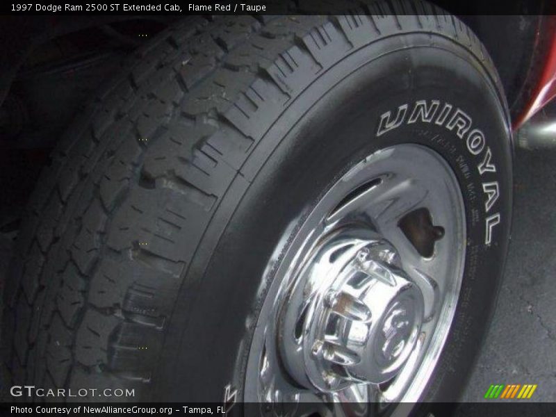 Flame Red / Taupe 1997 Dodge Ram 2500 ST Extended Cab