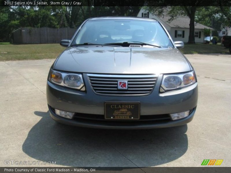 Storm Gray / Gray 2007 Saturn ION 3 Sedan