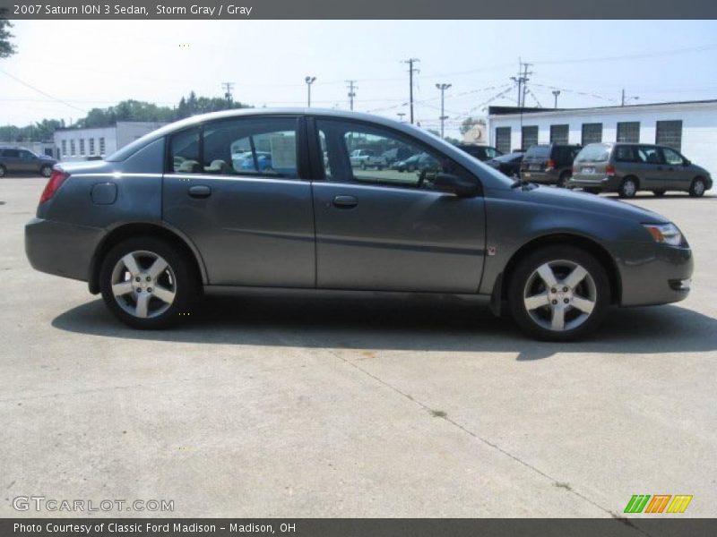 Storm Gray / Gray 2007 Saturn ION 3 Sedan