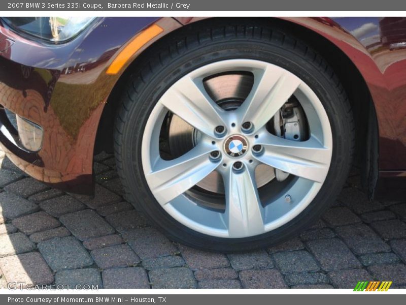 Barbera Red Metallic / Grey 2007 BMW 3 Series 335i Coupe