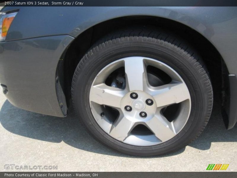 Storm Gray / Gray 2007 Saturn ION 3 Sedan