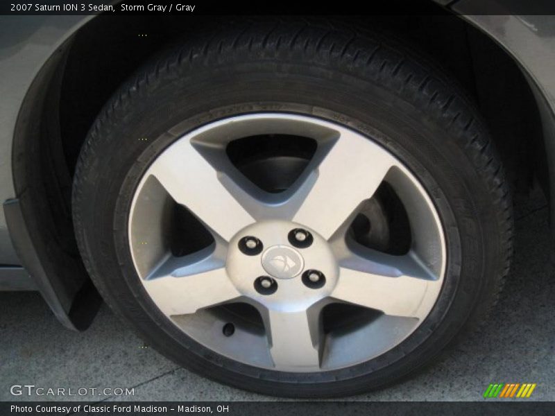 Storm Gray / Gray 2007 Saturn ION 3 Sedan