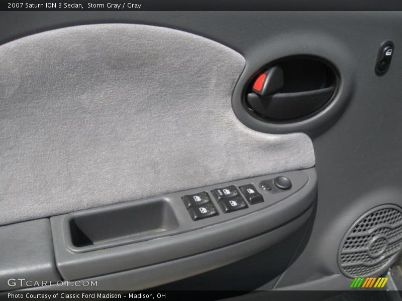 Storm Gray / Gray 2007 Saturn ION 3 Sedan