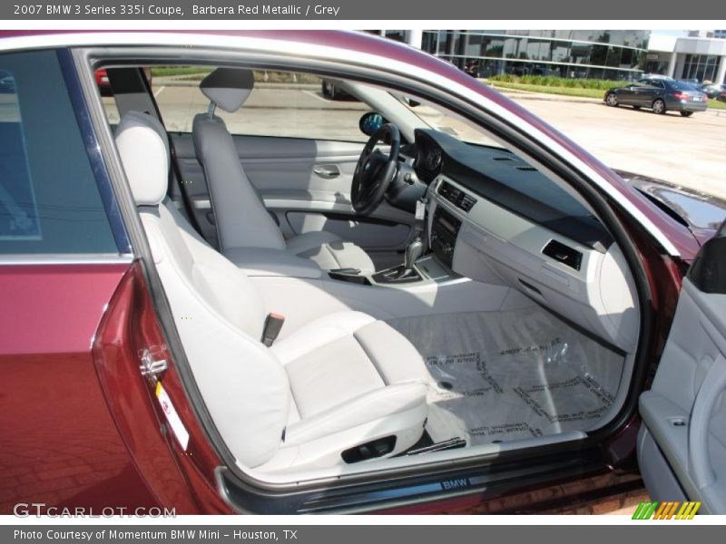 Barbera Red Metallic / Grey 2007 BMW 3 Series 335i Coupe