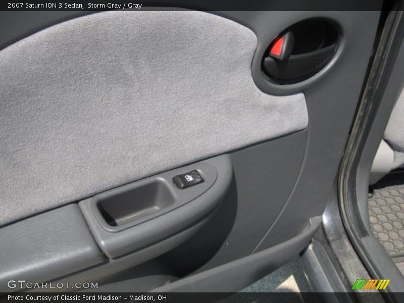 Storm Gray / Gray 2007 Saturn ION 3 Sedan