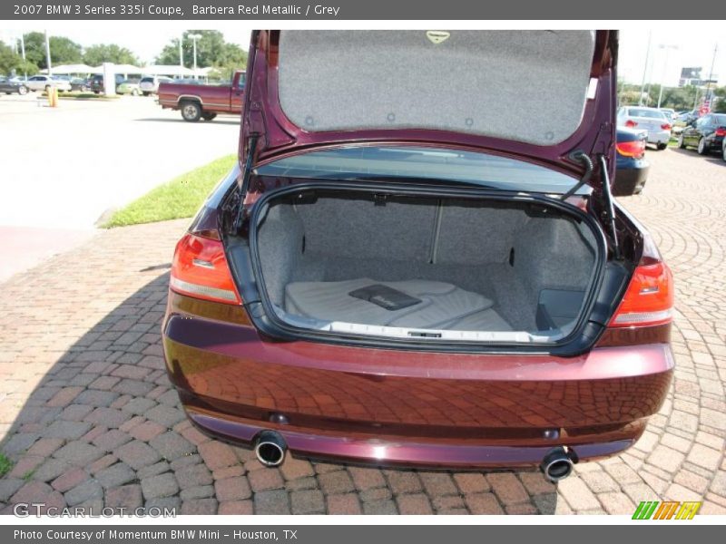 Barbera Red Metallic / Grey 2007 BMW 3 Series 335i Coupe