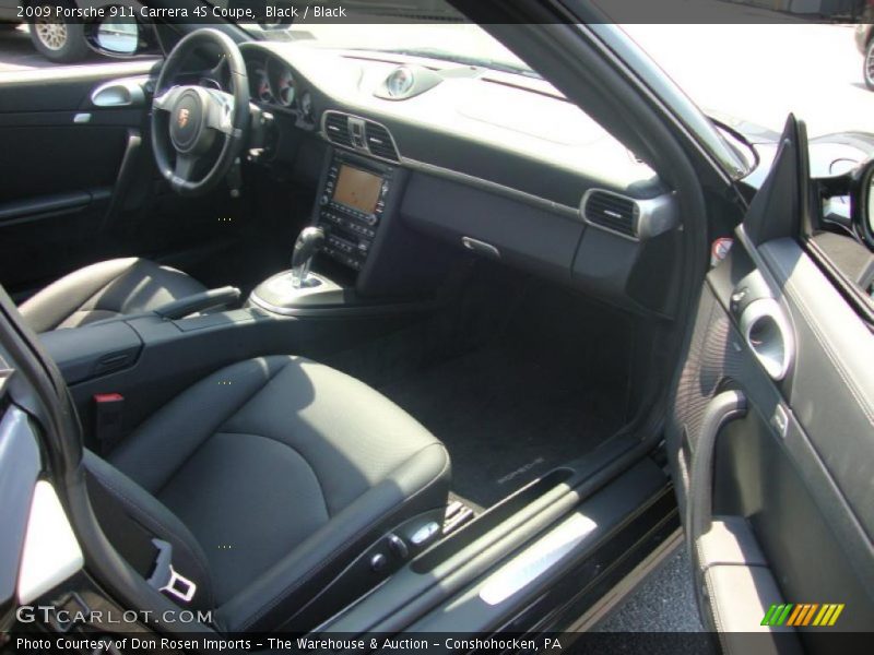 Black / Black 2009 Porsche 911 Carrera 4S Coupe