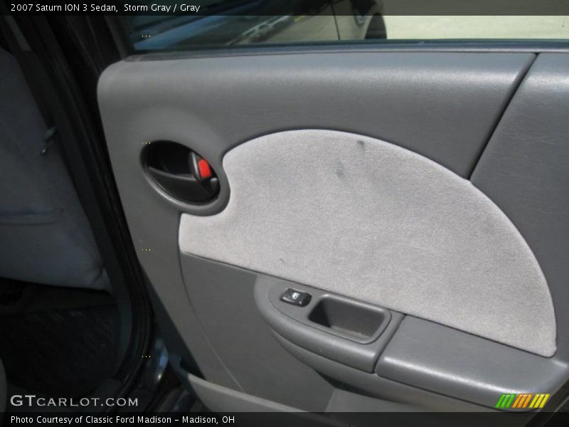 Storm Gray / Gray 2007 Saturn ION 3 Sedan