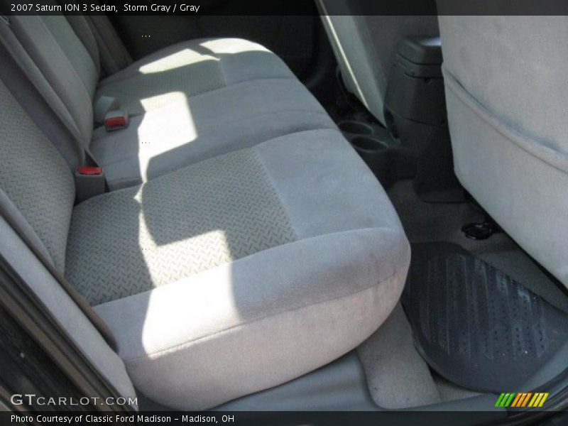 Storm Gray / Gray 2007 Saturn ION 3 Sedan