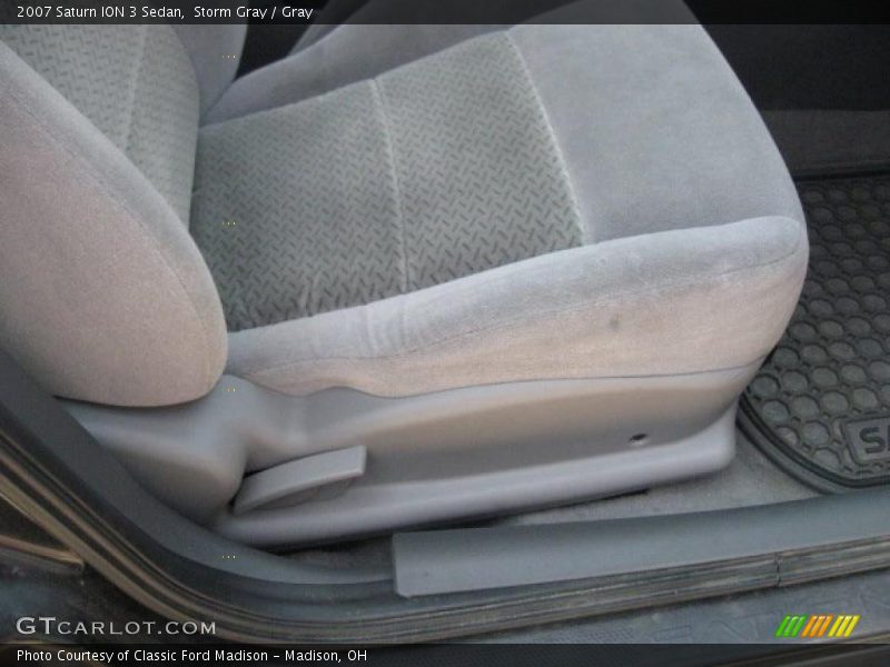 Storm Gray / Gray 2007 Saturn ION 3 Sedan