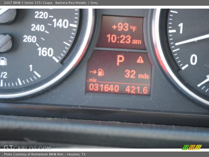 Barbera Red Metallic / Grey 2007 BMW 3 Series 335i Coupe