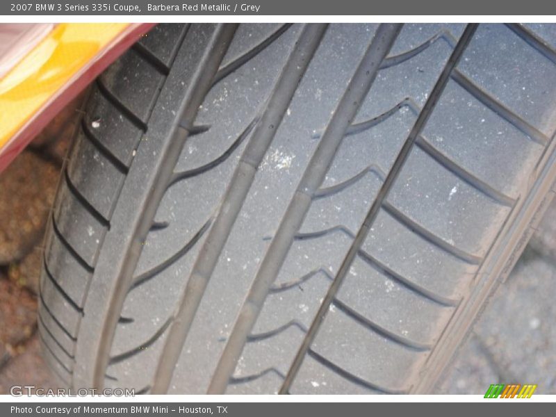 Barbera Red Metallic / Grey 2007 BMW 3 Series 335i Coupe