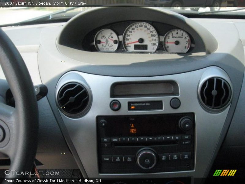 Storm Gray / Gray 2007 Saturn ION 3 Sedan