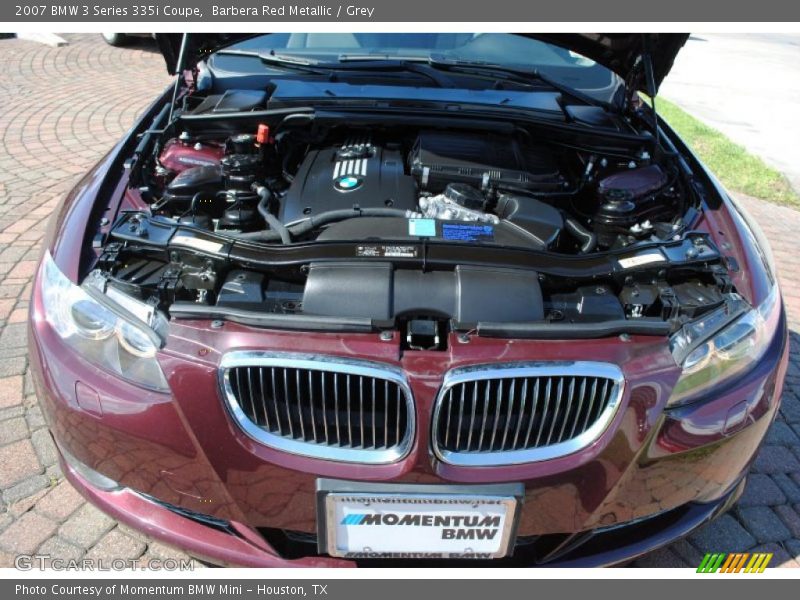 Barbera Red Metallic / Grey 2007 BMW 3 Series 335i Coupe