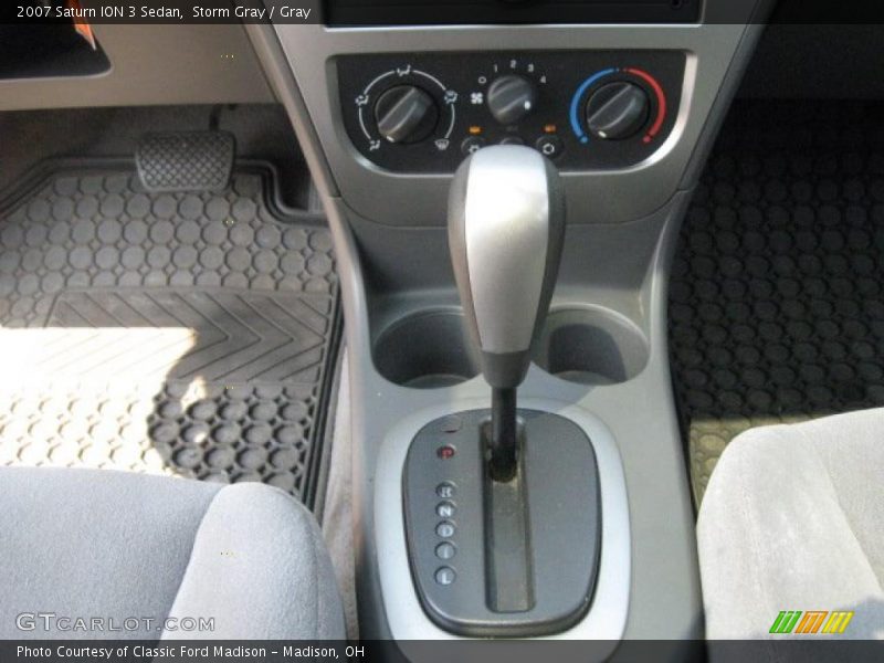 Storm Gray / Gray 2007 Saturn ION 3 Sedan