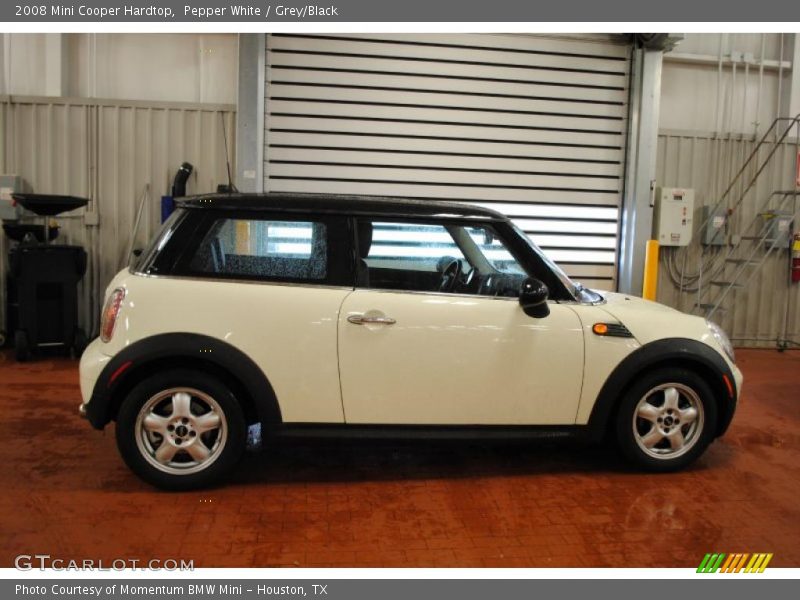Pepper White / Grey/Black 2008 Mini Cooper Hardtop