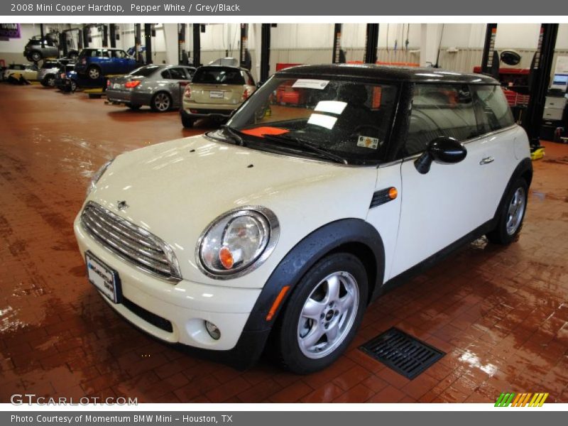 Pepper White / Grey/Black 2008 Mini Cooper Hardtop