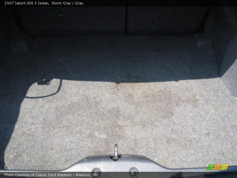 Storm Gray / Gray 2007 Saturn ION 3 Sedan