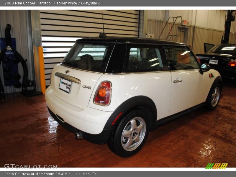 Pepper White / Grey/Black 2008 Mini Cooper Hardtop
