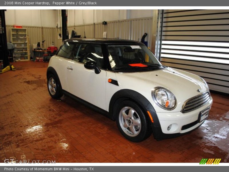 Pepper White / Grey/Black 2008 Mini Cooper Hardtop