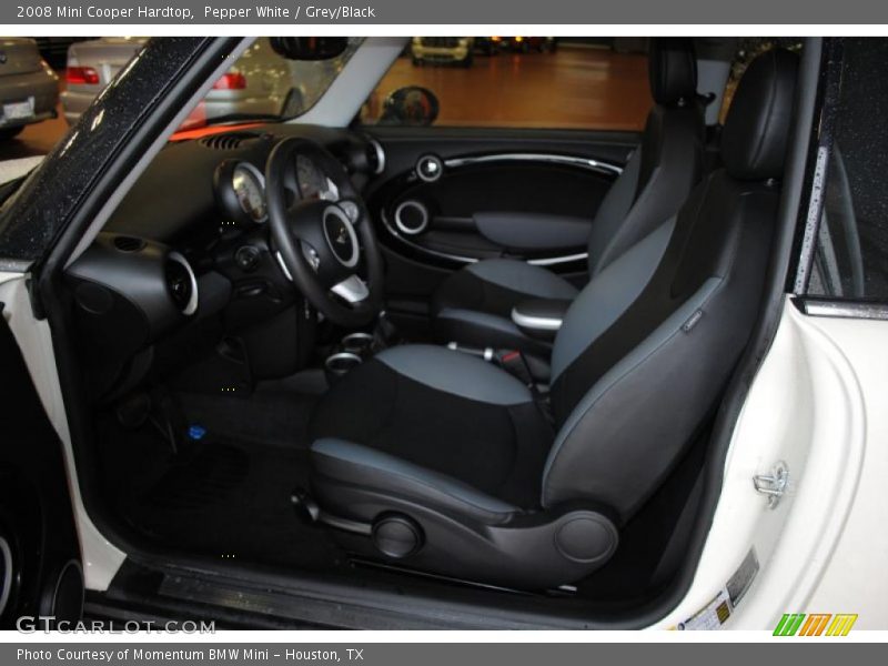 Pepper White / Grey/Black 2008 Mini Cooper Hardtop