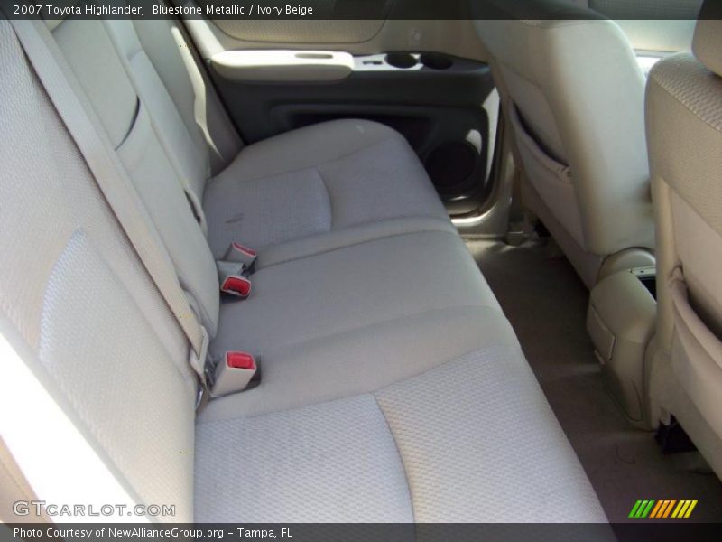 Bluestone Metallic / Ivory Beige 2007 Toyota Highlander