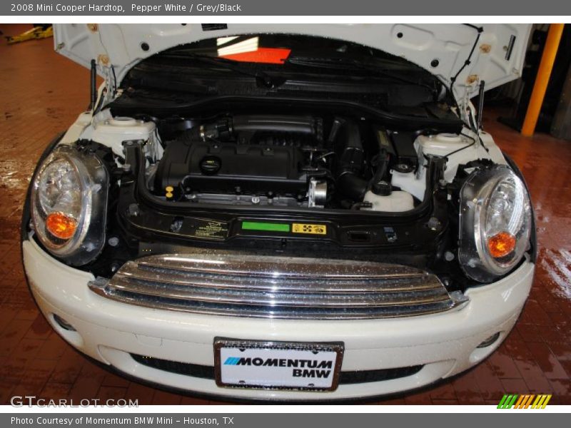 Pepper White / Grey/Black 2008 Mini Cooper Hardtop