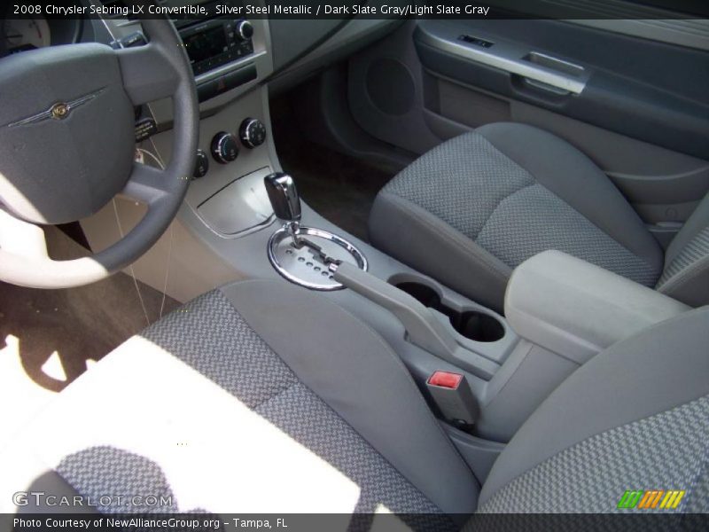 Silver Steel Metallic / Dark Slate Gray/Light Slate Gray 2008 Chrysler Sebring LX Convertible