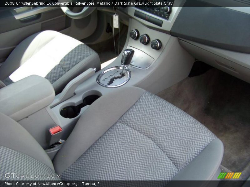 Silver Steel Metallic / Dark Slate Gray/Light Slate Gray 2008 Chrysler Sebring LX Convertible