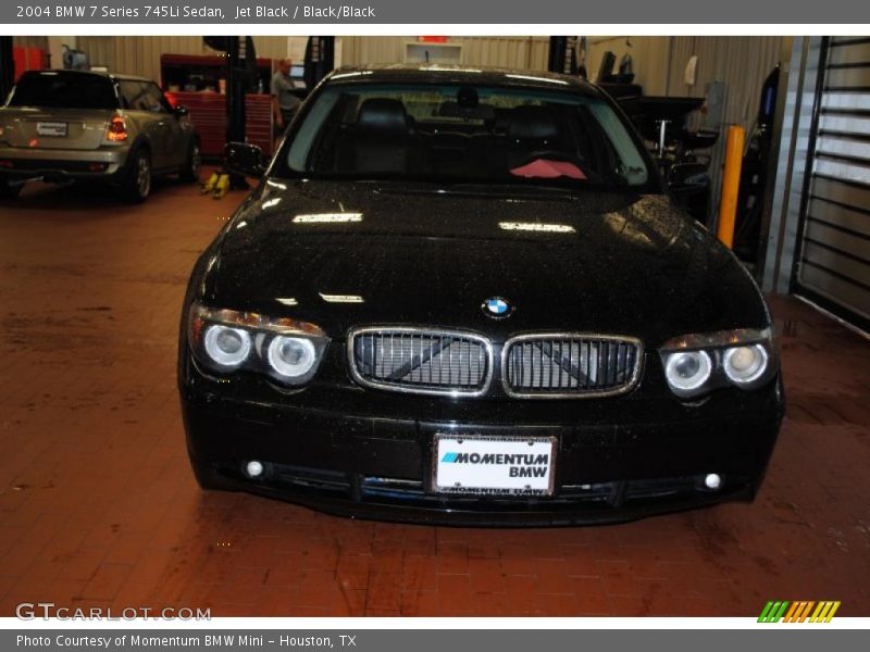 Jet Black / Black/Black 2004 BMW 7 Series 745Li Sedan