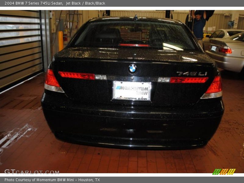 Jet Black / Black/Black 2004 BMW 7 Series 745Li Sedan