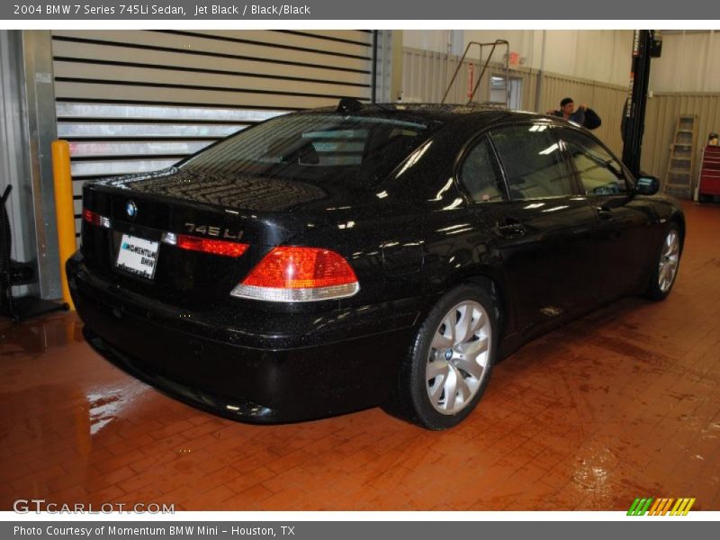 Jet Black / Black/Black 2004 BMW 7 Series 745Li Sedan