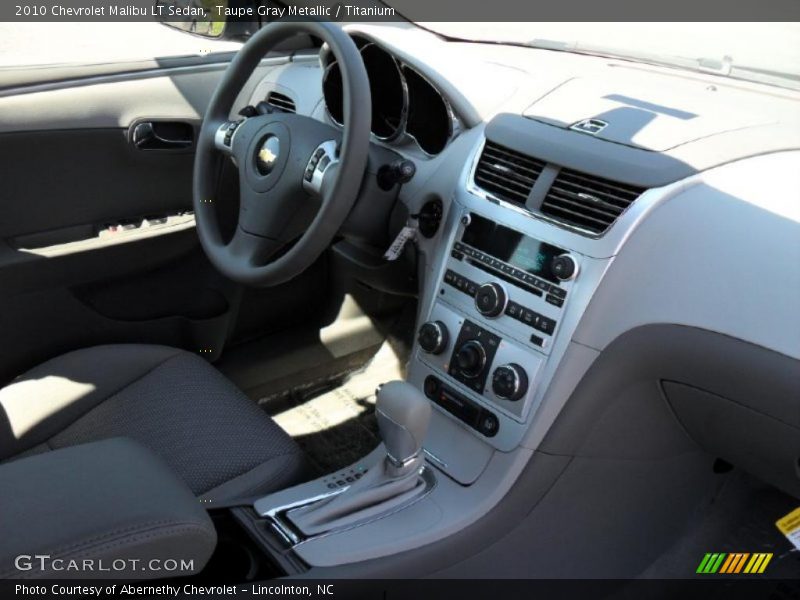 Taupe Gray Metallic / Titanium 2010 Chevrolet Malibu LT Sedan