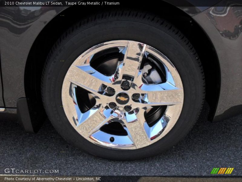 Taupe Gray Metallic / Titanium 2010 Chevrolet Malibu LT Sedan