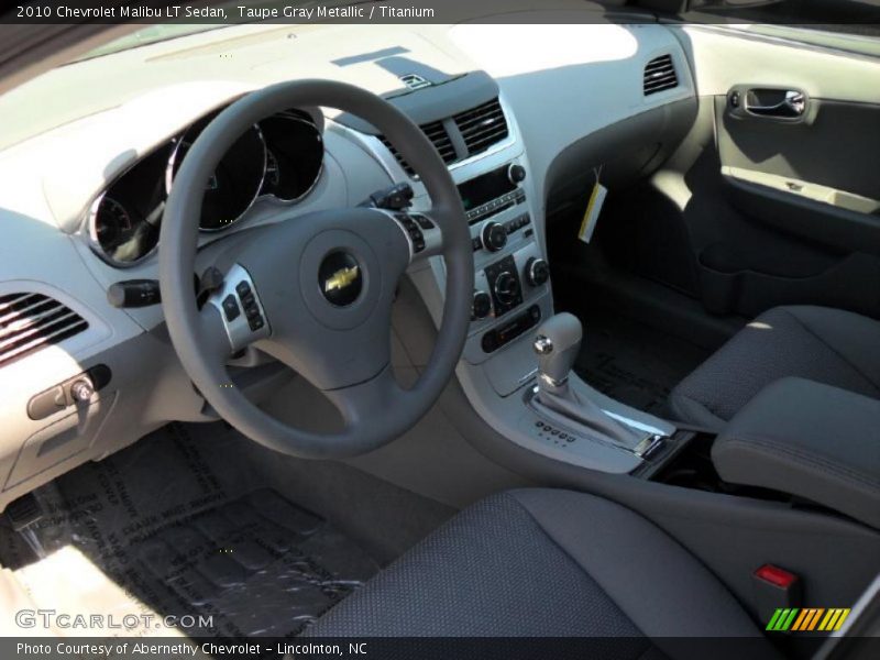 Taupe Gray Metallic / Titanium 2010 Chevrolet Malibu LT Sedan