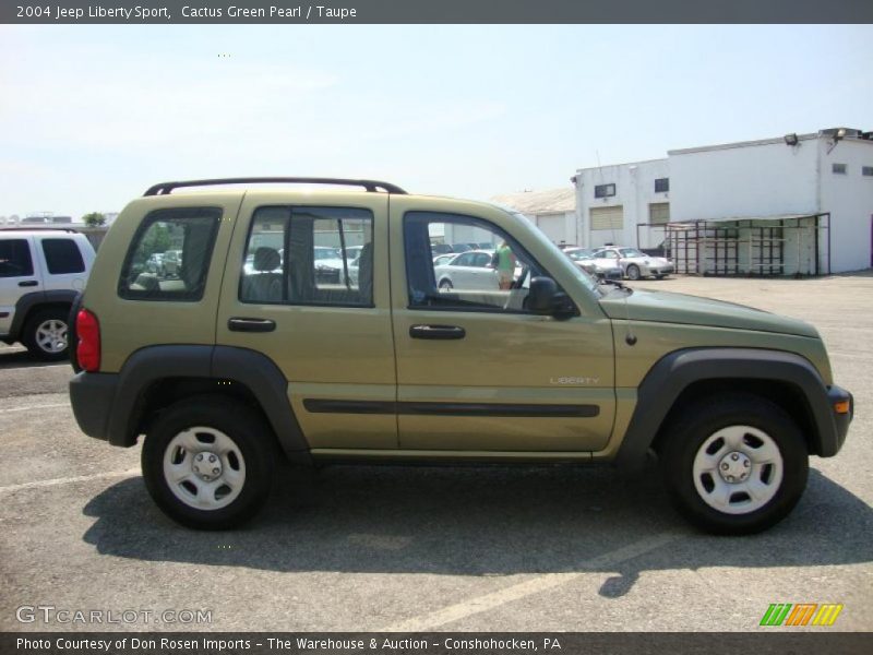 Cactus Green Pearl / Taupe 2004 Jeep Liberty Sport