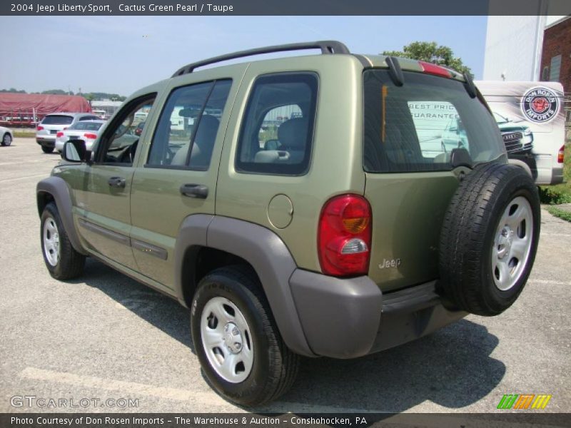 Cactus Green Pearl / Taupe 2004 Jeep Liberty Sport