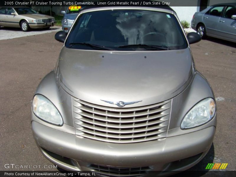 Linen Gold Metallic Pearl / Dark Slate Gray 2005 Chrysler PT Cruiser Touring Turbo Convertible