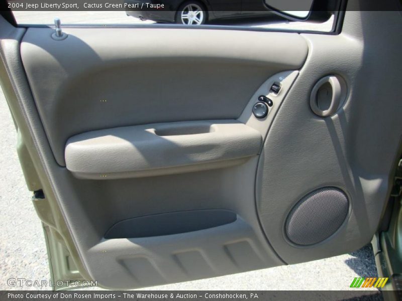 Cactus Green Pearl / Taupe 2004 Jeep Liberty Sport
