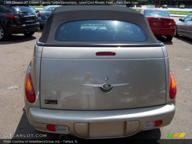 Linen Gold Metallic Pearl / Dark Slate Gray 2005 Chrysler PT Cruiser Touring Turbo Convertible