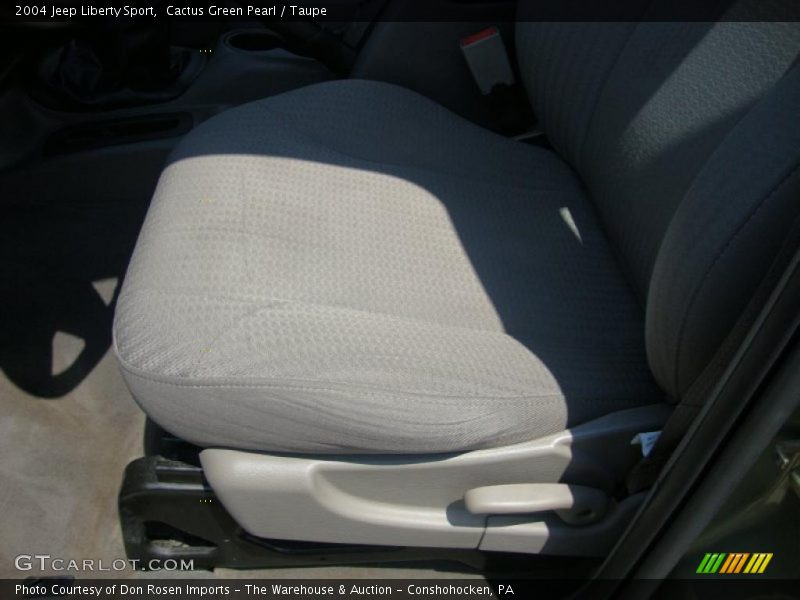 Cactus Green Pearl / Taupe 2004 Jeep Liberty Sport