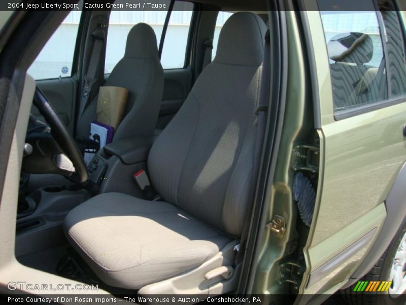 Cactus Green Pearl / Taupe 2004 Jeep Liberty Sport