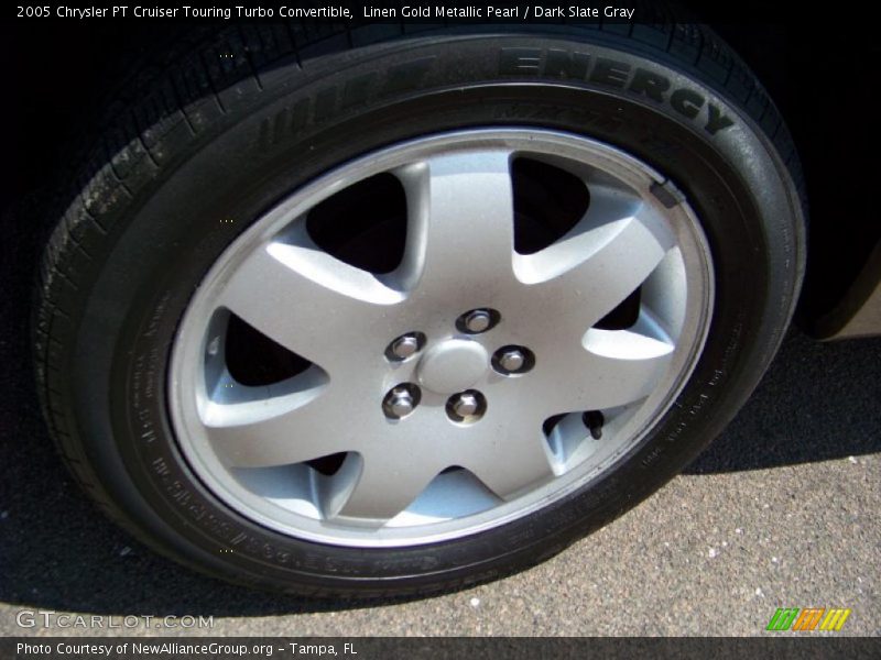 Linen Gold Metallic Pearl / Dark Slate Gray 2005 Chrysler PT Cruiser Touring Turbo Convertible