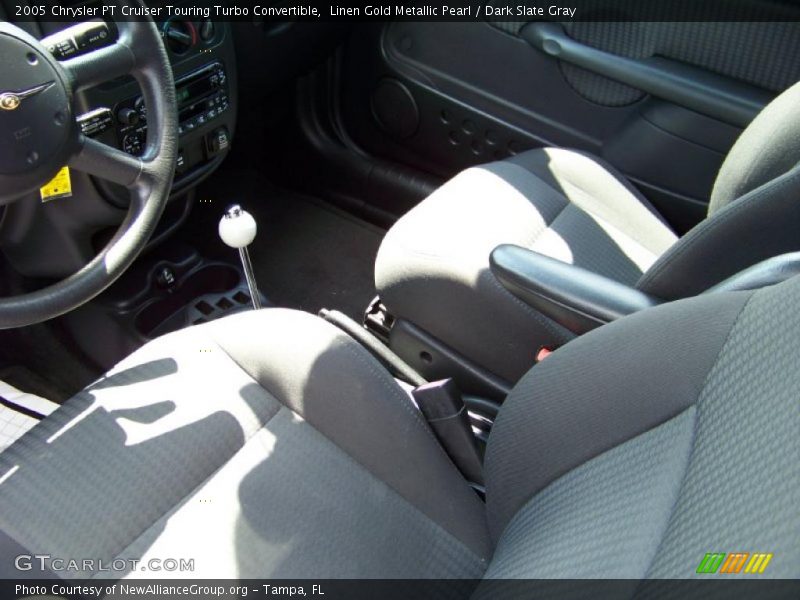Linen Gold Metallic Pearl / Dark Slate Gray 2005 Chrysler PT Cruiser Touring Turbo Convertible