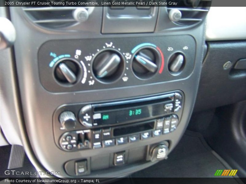 Linen Gold Metallic Pearl / Dark Slate Gray 2005 Chrysler PT Cruiser Touring Turbo Convertible