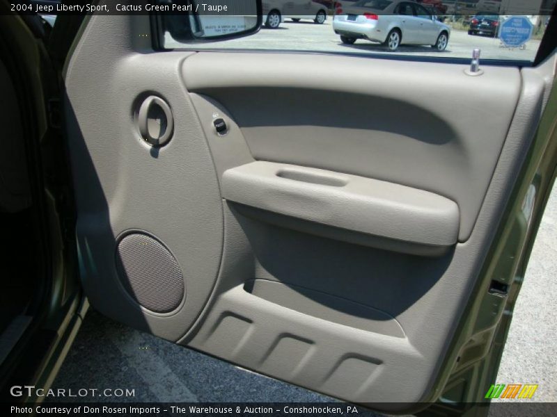 Cactus Green Pearl / Taupe 2004 Jeep Liberty Sport
