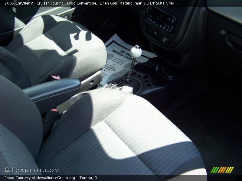Linen Gold Metallic Pearl / Dark Slate Gray 2005 Chrysler PT Cruiser Touring Turbo Convertible