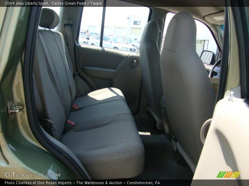 Cactus Green Pearl / Taupe 2004 Jeep Liberty Sport