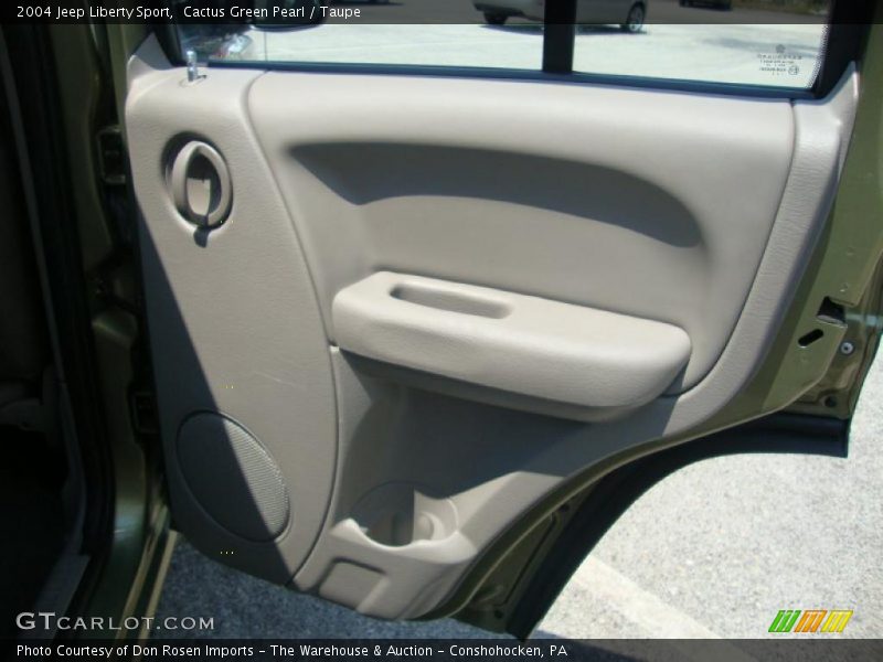 Cactus Green Pearl / Taupe 2004 Jeep Liberty Sport